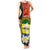 Personalised PNG Morobe Provins Family Matching Tank Maxi Dress and Hawaiian Shirt Papua New Guinea Plumeria Melanesian Pattern - Polynesian Pride