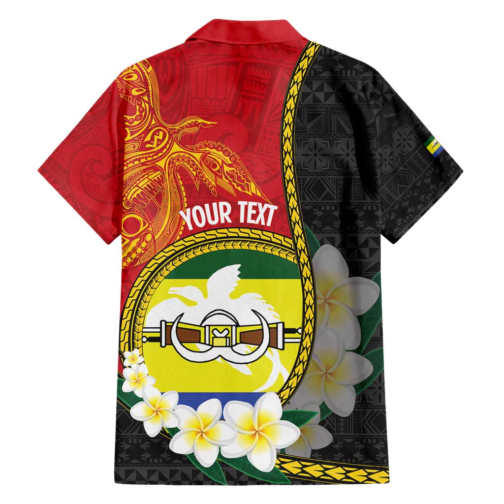 Personalised PNG Morobe Provins Hawaiian Shirt Papua New Guinea Plumeria Melanesian Pattern - Polynesian Pride