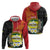 Personalised PNG Morobe Provins Hoodie Papua New Guinea Plumeria Melanesian Pattern - Polynesian Pride