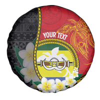 Personalised PNG Morobe Provins Spare Tire Cover Papua New Guinea Plumeria Melanesian Pattern - Polynesian Pride