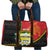 Personalised PNG Morobe Provins Travel Bag Papua New Guinea Plumeria Melanesian Pattern - Polynesian Pride