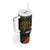 Personalised PNG Morobe Provins Tumbler With Handle Papua New Guinea Plumeria Melanesian Pattern - Polynesian Pride