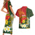 Personalised PNG Isten Hailans Provins Couples Matching Short Sleeve Bodycon Dress and Hawaiian Shirt Papua New Guinea Plumeria Melanesian Pattern - Polynesian Pride