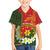 Personalised PNG Isten Hailans Provins Family Matching Short Sleeve Bodycon Dress and Hawaiian Shirt Papua New Guinea Plumeria Melanesian Pattern - Polynesian Pride