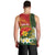 Personalised PNG Isten Hailans Provins Men Tank Top Papua New Guinea Plumeria Melanesian Pattern - Polynesian Pride