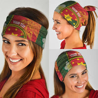 PNG Isten Hailans Provins Neck Gaiter Papua New Guinea Plumeria Melanesian Pattern LT14