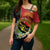 Personalised PNG Sauten Hailans Cross Shoulder Shirt Papua New Guinea Plumeria Melanesian Pattern - Polynesian Pride