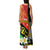 Personalised PNG Sauten Hailans Family Matching Tank Maxi Dress and Hawaiian Shirt Papua New Guinea Plumeria Melanesian Pattern - Polynesian Pride