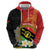Personalised PNG Sauten Hailans Hoodie Papua New Guinea Plumeria Melanesian Pattern - Polynesian Pride