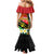 Personalised PNG Sauten Hailans Mermaid Dress Papua New Guinea Plumeria Melanesian Pattern - Polynesian Pride