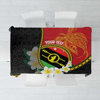 Personalised PNG Sauten Hailans Tablecloth Papua New Guinea Plumeria Melanesian Pattern - Polynesian Pride