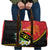 Personalised PNG Sauten Hailans Travel Bag Papua New Guinea Plumeria Melanesian Pattern - Polynesian Pride
