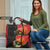Personalised PNG Sauten Hailans Travel Bag Papua New Guinea Plumeria Melanesian Pattern - Polynesian Pride