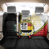 Personalised PNG Madang Provins Back Car Seat Cover Papua New Guinea Plumeria Melanesian Pattern - Polynesian Pride