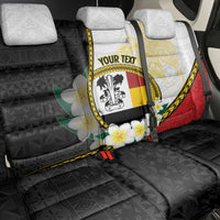 Personalised PNG Madang Provins Back Car Seat Cover Papua New Guinea Plumeria Melanesian Pattern - Polynesian Pride