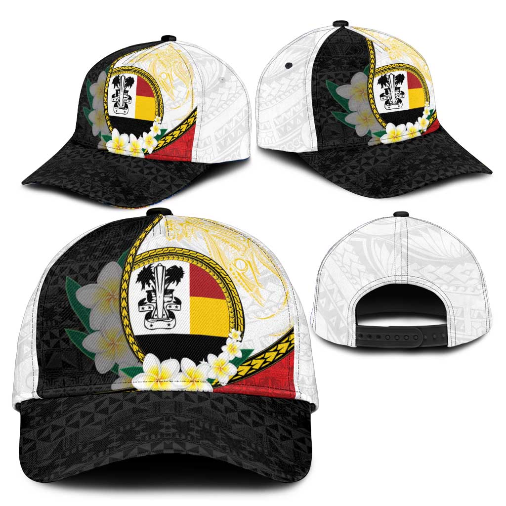 PNG Madang Provins Classic Cap Papua New Guinea Plumeria Melanesian Pattern - Polynesian Pride