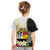 Personalised PNG Madang Provins Kid T Shirt Papua New Guinea Plumeria Melanesian Pattern - Polynesian Pride