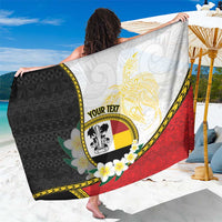 Personalised PNG Madang Provins Sarong Papua New Guinea Plumeria Melanesian Pattern - Polynesian Pride
