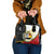 Personalised PNG Madang Provins Shoulder Handbag Papua New Guinea Plumeria Melanesian Pattern - Polynesian Pride