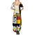 Personalised PNG Madang Provins Summer Maxi Dress Papua New Guinea Plumeria Melanesian Pattern - Polynesian Pride