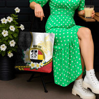 Personalised PNG Madang Provins Tote Bag Papua New Guinea Plumeria Melanesian Pattern - Polynesian Pride