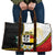 Personalised PNG Madang Provins Travel Bag Papua New Guinea Plumeria Melanesian Pattern - Polynesian Pride