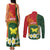 Personalised PNG Oro Provins Couples Matching Tank Maxi Dress and Long Sleeve Button Shirt Papua New Guinea Plumeria Melanesian Pattern - Polynesian Pride