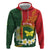 Personalised PNG Oro Provins Hoodie Papua New Guinea Plumeria Melanesian Pattern - Polynesian Pride