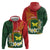 Personalised PNG Oro Provins Hoodie Papua New Guinea Plumeria Melanesian Pattern - Polynesian Pride
