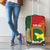 Personalised PNG Oro Provins Luggage Cover Papua New Guinea Plumeria Melanesian Pattern - Polynesian Pride