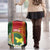 Personalised PNG Oro Provins Luggage Cover Papua New Guinea Plumeria Melanesian Pattern - Polynesian Pride