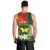 Personalised PNG Oro Provins Men Tank Top Papua New Guinea Plumeria Melanesian Pattern - Polynesian Pride