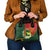 Personalised PNG Oro Provins Shoulder Handbag Papua New Guinea Plumeria Melanesian Pattern - Polynesian Pride