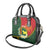 Personalised PNG Oro Provins Shoulder Handbag Papua New Guinea Plumeria Melanesian Pattern - Polynesian Pride