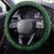 PNG Oro Provins Steering Wheel Cover Papua New Guinea Plumeria Melanesian Pattern - Polynesian Pride