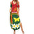 Personalised PNG Oro Provins Summer Maxi Dress Papua New Guinea Plumeria Melanesian Pattern - Polynesian Pride