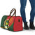 Personalised PNG Oro Provins Travel Bag Papua New Guinea Plumeria Melanesian Pattern - Polynesian Pride
