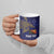 Personalised PNG Niu Ailan Ceramic Mug Papua New Guinea Plumeria Melanesian Pattern - Polynesian Pride