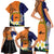 Personalised PNG Niu Ailan Family Matching Short Sleeve Bodycon Dress and Hawaiian Shirt Papua New Guinea Plumeria Melanesian Pattern - Polynesian Pride