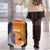 Personalised PNG Niu Ailan Luggage Cover Papua New Guinea Plumeria Melanesian Pattern - Polynesian Pride
