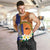 Personalised PNG Niu Ailan Men Tank Top Papua New Guinea Plumeria Melanesian Pattern - Polynesian Pride