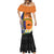 Personalised PNG Niu Ailan Mermaid Dress Papua New Guinea Plumeria Melanesian Pattern - Polynesian Pride