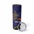 Personalised PNG Niu Ailan Skinny Tumbler Papua New Guinea Plumeria Melanesian Pattern - Polynesian Pride