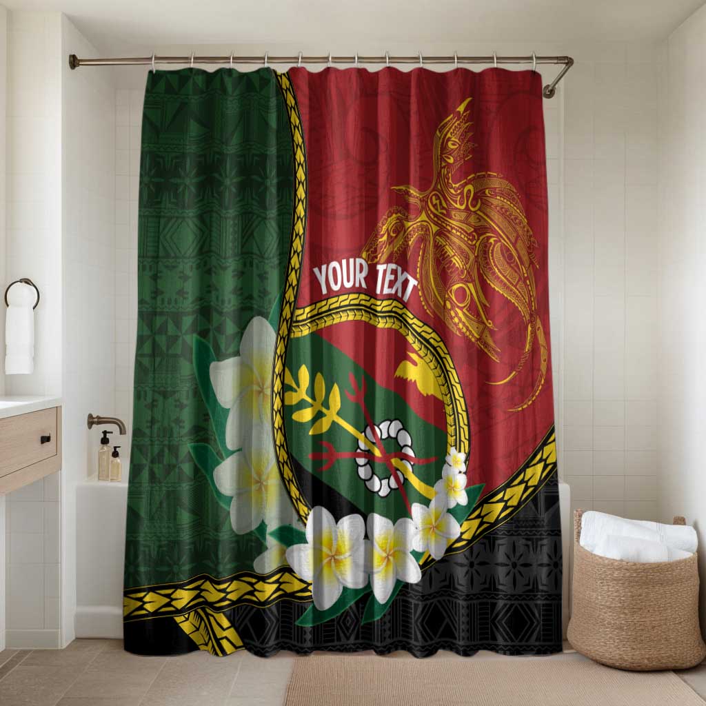 Personalised PNG Simbu Provins Bathroom Set Papua New Guinea Plumeria Melanesian Pattern - Polynesian Pride
