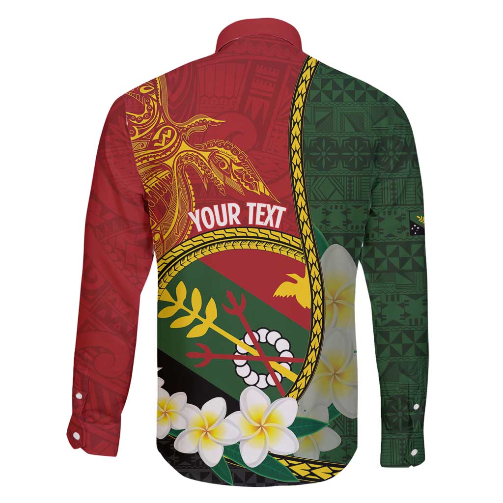 Personalised PNG Simbu Provins Family Matching Mermaid Dress and Hawaiian Shirt Papua New Guinea Plumeria Melanesian Pattern - Polynesian Pride