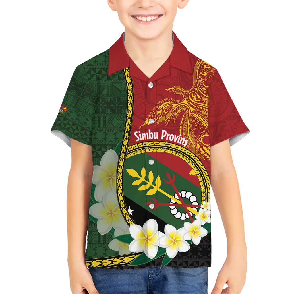 Personalised PNG Simbu Provins Family Matching Tank Maxi Dress and Hawaiian Shirt Papua New Guinea Plumeria Melanesian Pattern - Polynesian Pride