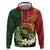 Personalised PNG Simbu Provins Hoodie Papua New Guinea Plumeria Melanesian Pattern - Polynesian Pride