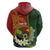 Personalised PNG Simbu Provins Hoodie Papua New Guinea Plumeria Melanesian Pattern - Polynesian Pride