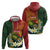 Personalised PNG Simbu Provins Hoodie Papua New Guinea Plumeria Melanesian Pattern - Polynesian Pride