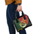 Personalised PNG Simbu Provins Shoulder Handbag Papua New Guinea Plumeria Melanesian Pattern - Polynesian Pride